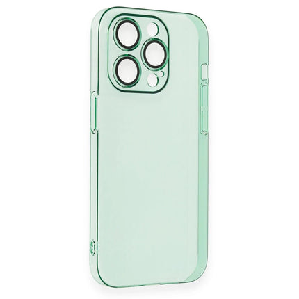 iPhone 13 Pro Armada Lensli Kapak Kılıf - Yeşil 5