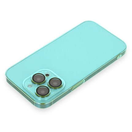 iPhone 13 Pro Armada Lensli Kapak Kılıf - Yeşil 3