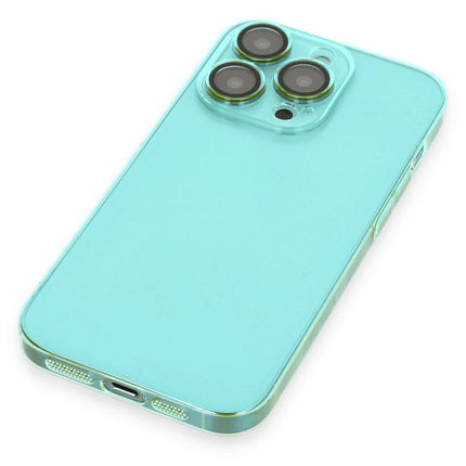 iPhone 13 Pro Armada Lensli Kapak Kılıf - Yeşil 4