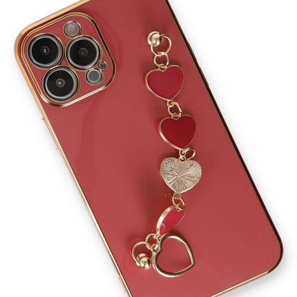 iPhone 13 Pro Esila Silikon Kılıf - Kırmızı 2