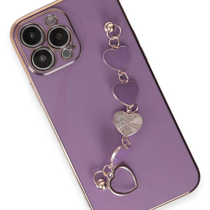 iPhone 13 Pro Esila Silikon Kılıf - Mor 2