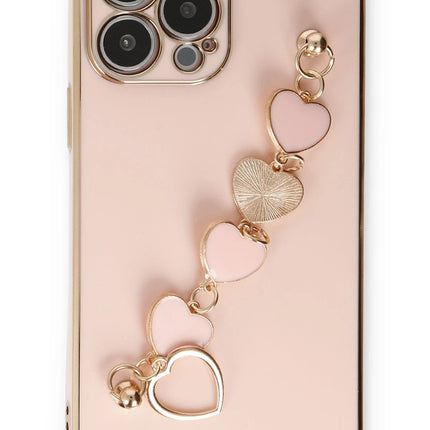 iPhone 13 Pro Esila Silikon Kılıf - Pudra 3