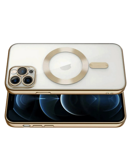 iPhone 13 Pro Kross Magneticsafe Kapak Kılıf - Gold 3