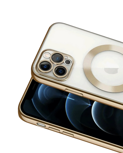 iPhone 13 Pro Kross Magneticsafe Kapak Kılıf - Gold 2