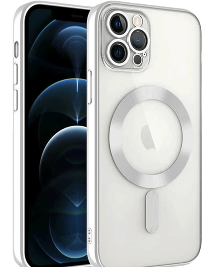 iPhone 13 Pro Kross Magneticsafe Kapak Kılıf - Gümüş