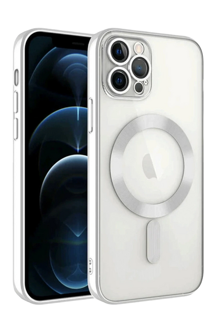 iPhone 13 Pro Kross Magneticsafe Kapak Kılıf - Gümüş