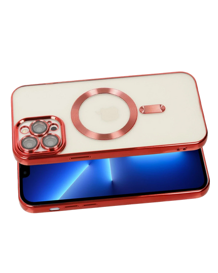 iPhone 13 Pro Kross Magneticsafe Kapak Kılıf - Kırmızı 3