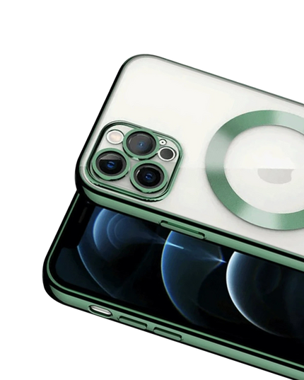 iPhone 13 Pro Kross Magneticsafe Kapak Kılıf - Koyu Yeşil 2