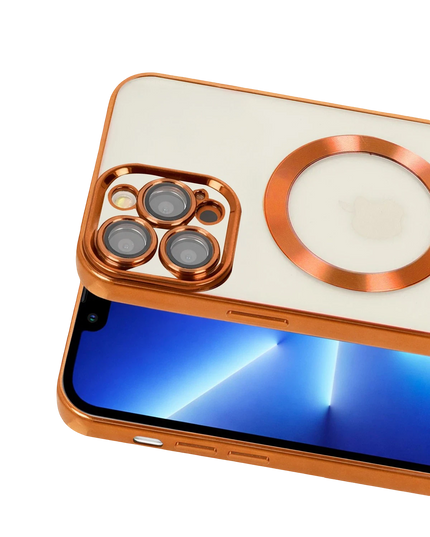 iPhone 13 Pro Kross Magneticsafe Kapak Kılıf - Turuncu 2