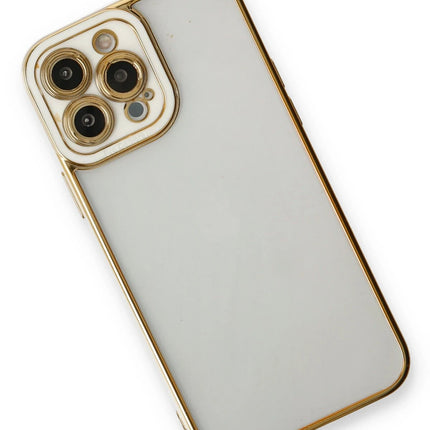 iPhone 13 Pro Liva Lens Silikon Kılıf - Beyaz 3