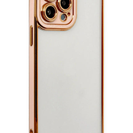 iPhone 13 Pro Liva Lens Silikon Kılıf - Rose