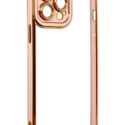 iPhone 13 Pro Liva Lens Silikon Kılıf - Rose 4
