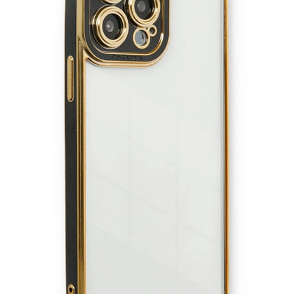 iPhone 13 Pro Liva Lens Silikon Kılıf - Siyah