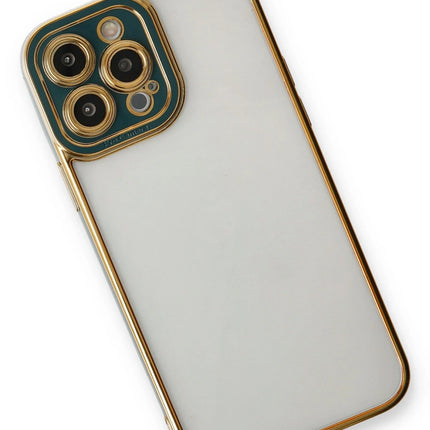 iPhone 13 Pro Liva Lens Silikon Kılıf - Yeşil 3