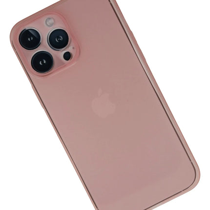 iPhone 13 Pro PP Ultra İnce Kapak Kılıf - Pembe 2