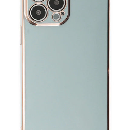iPhone 13 Pro Volet Silikon Kılıf - Açık Yeşil 2
