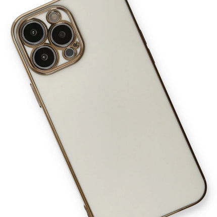 iPhone 13 Pro Volet Silikon Kılıf - Beyaz 3