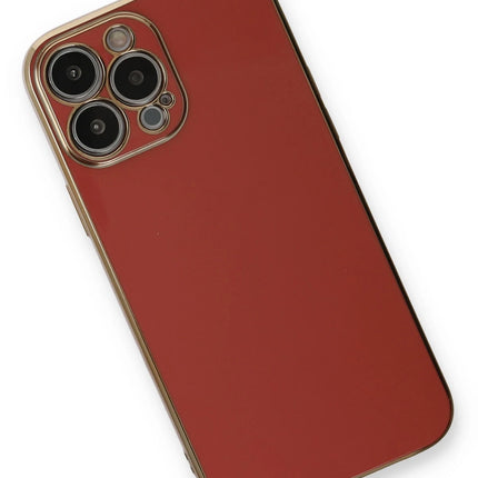 iPhone 13 Pro Volet Silikon Kılıf - Kırmızı 3