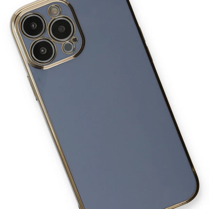 iPhone 13 Pro Volet Silikon Kılıf - Mavi 3