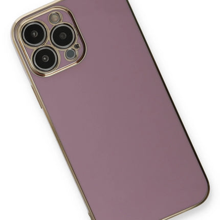 iPhone 13 Pro Volet Silikon Kılıf - Mor 3