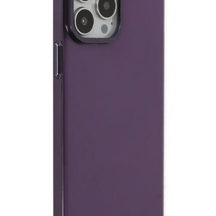 iPhone 13 Pro Max Anka PC Sert Metal Kapak Kılıf - Mor 2