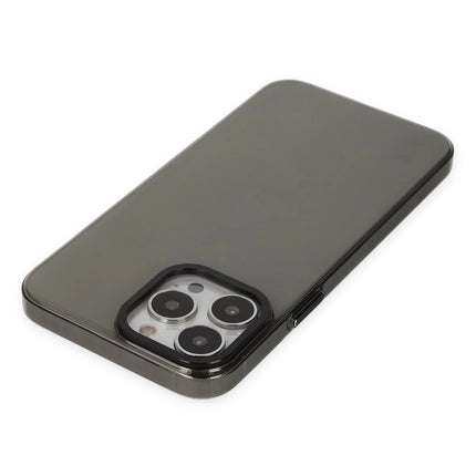 iPhone 13 Pro Max Anka PC Sert Metal Kapak Kılıf - Siyah 3
