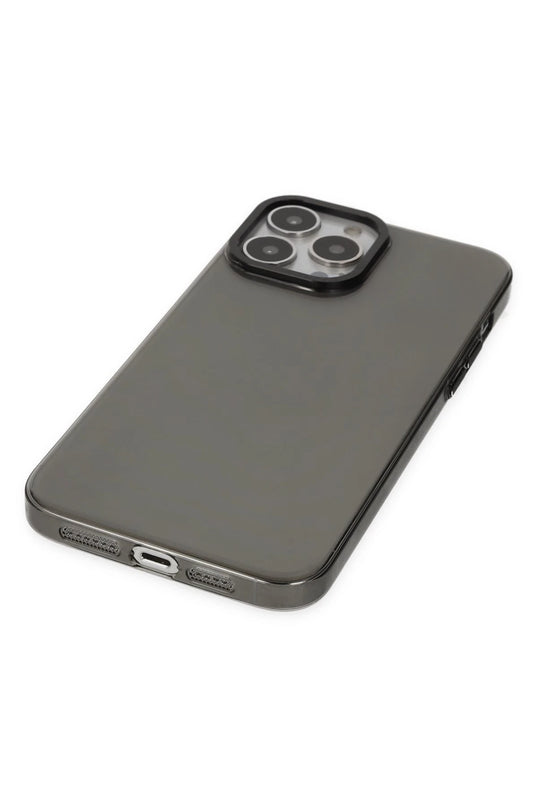 iPhone 13 Pro Max Anka PC Sert Metal Kapak Kılıf - Siyah 4