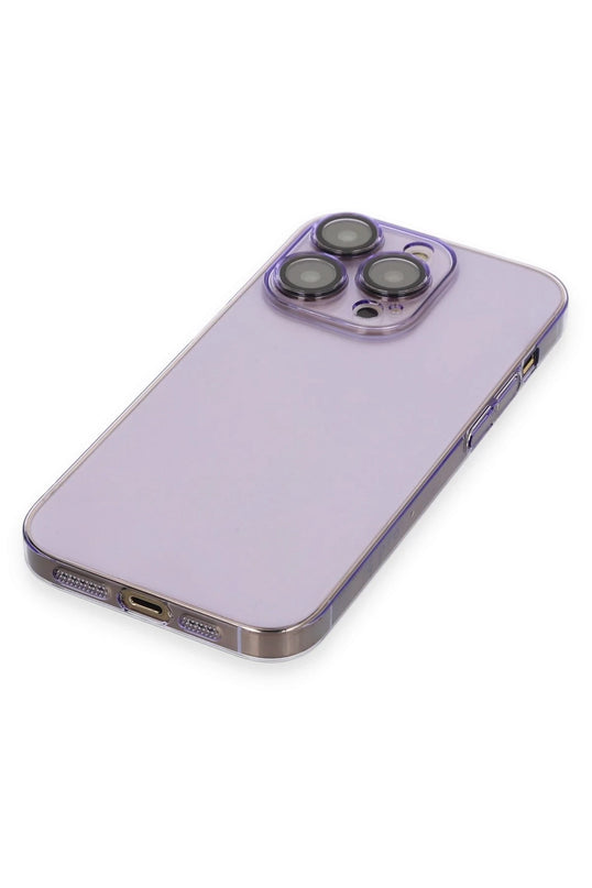 iPhone 13 Pro Max Armada Lensli Kapak Kılıf - Lila 4