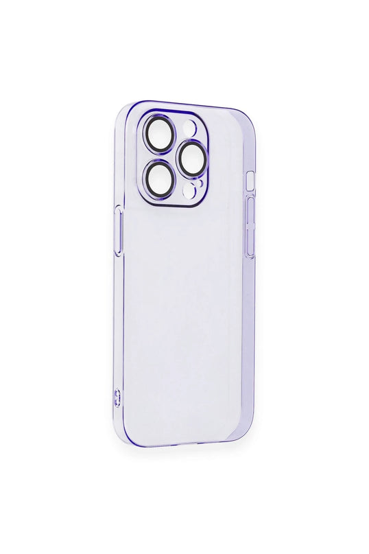 iPhone 13 Pro Max Armada Lensli Kapak Kılıf - Lila 5