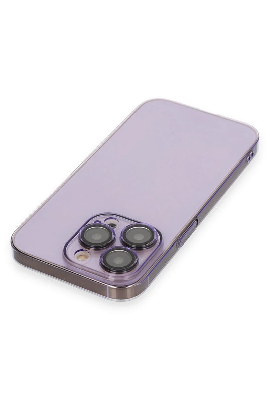 iPhone 13 Pro Max Armada Lensli Kapak Kılıf - Lila 3