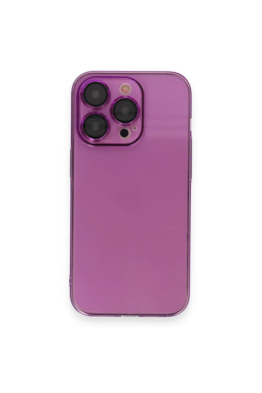 iPhone 13 Pro Max Armada Lensli Kapak Kılıf - Mor 2