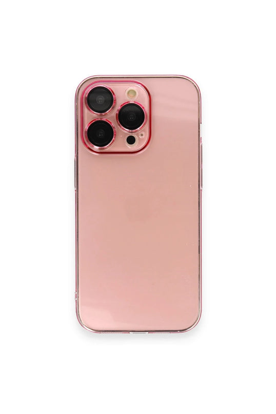 iPhone 13 Pro Max Armada Lensli Kapak Kılıf - Rose Gold 2