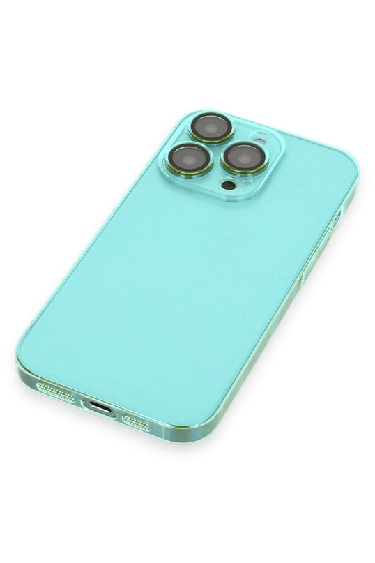 iPhone 13 Pro Max Armada Lensli Kapak Kılıf - Yeşil 4