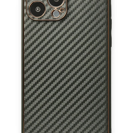 iPhone 13 Pro Max Coco Karbon Silikon Kılıf - Füme