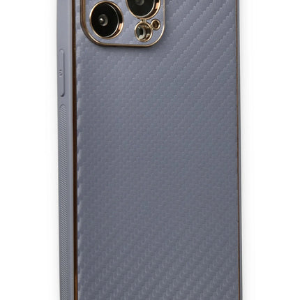 iPhone 13 Pro Max Coco Karbon Silikon Kılıf - Gri 2