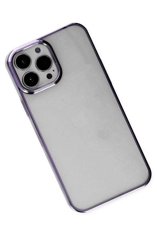 iPhone 13 Pro Max Element Silikon Kılıf - Mor 3