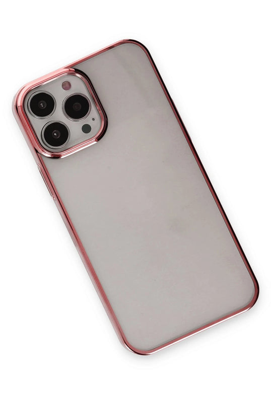 iPhone 13 Pro Max Element Silikon Kılıf - Pembe 3