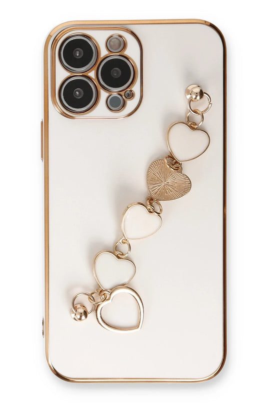 iPhone 13 Pro Max Esila Silikon Kılıf - Beyaz 2