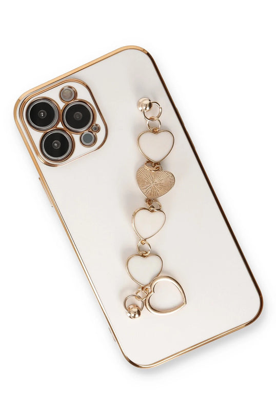 iPhone 13 Pro Max Esila Silikon Kılıf - Beyaz 3