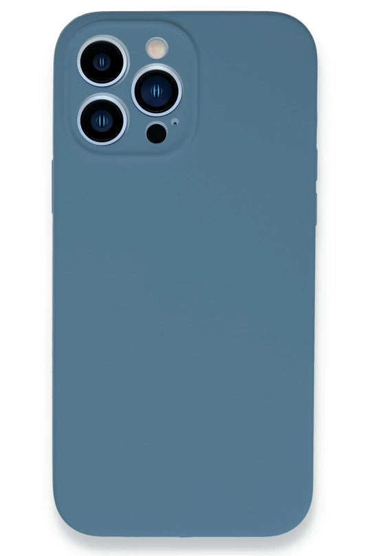 iPhone 13 Pro Max Lansman Legant Silikon Kılıf - Açık Mavi