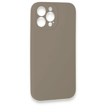 iPhone 13 Pro Max Lansman Legant Silikon Kılıf - Bej 3