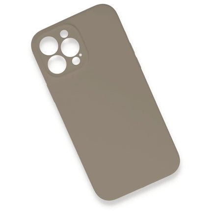 iPhone 13 Pro Max Lansman Legant Silikon Kılıf - Bej 2