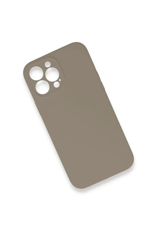 iPhone 13 Pro Max Lansman Legant Silikon Kılıf - Bej 2