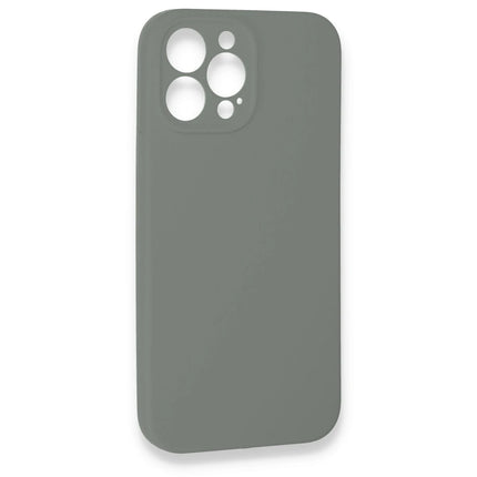 iPhone 13 Pro Max Lansman Legant Silikon Kılıf - Gri 3