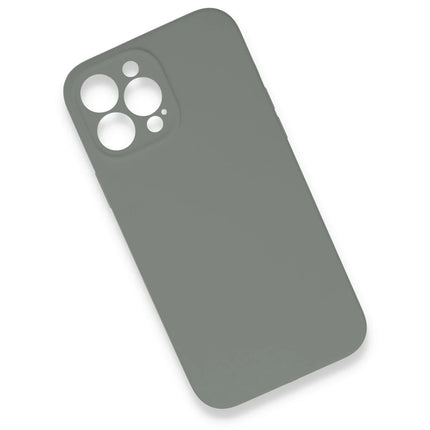 iPhone 13 Pro Max Lansman Legant Silikon Kılıf - Gri 2