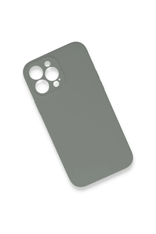iPhone 13 Pro Max Lansman Legant Silikon Kılıf - Gri 2