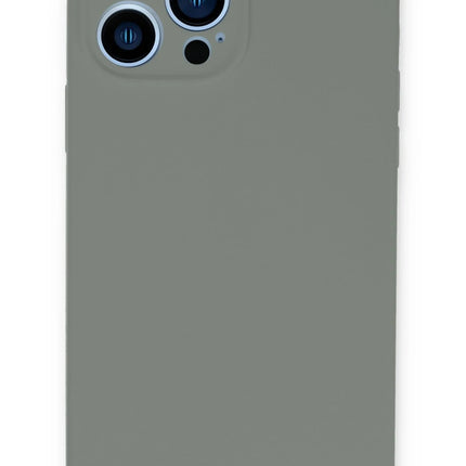 iPhone 13 Pro Max Lansman Legant Silikon Kılıf - Gri