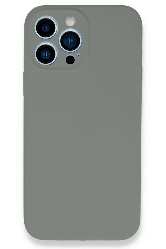 iPhone 13 Pro Max Lansman Legant Silikon Kılıf - Gri