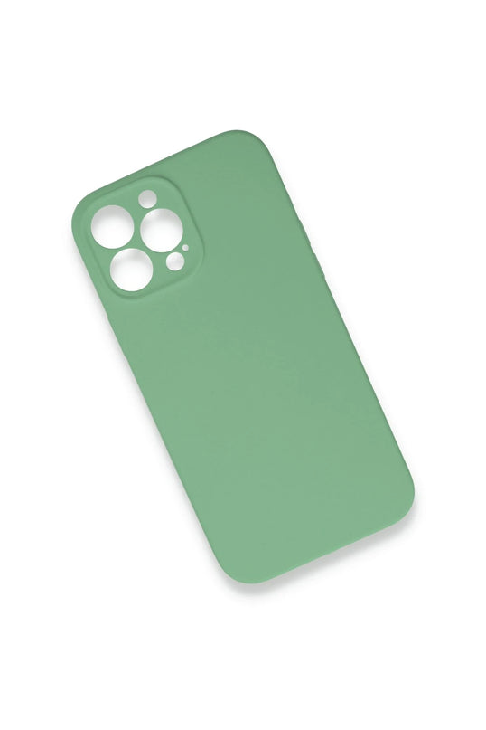 iPhone 13 Pro Max Lansman Legant Silikon Kılıf - Yeşil 2