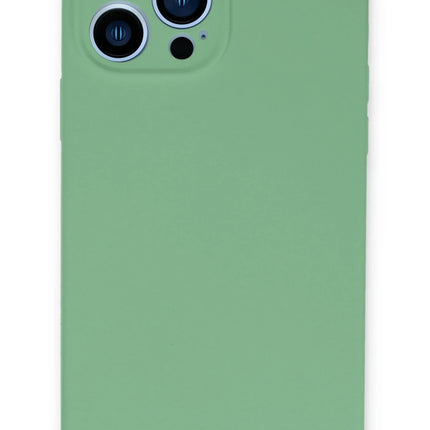 iPhone 13 Pro Max Lansman Legant Silikon Kılıf - Yeşil